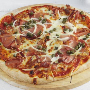 Pizza z szynką parmeńską