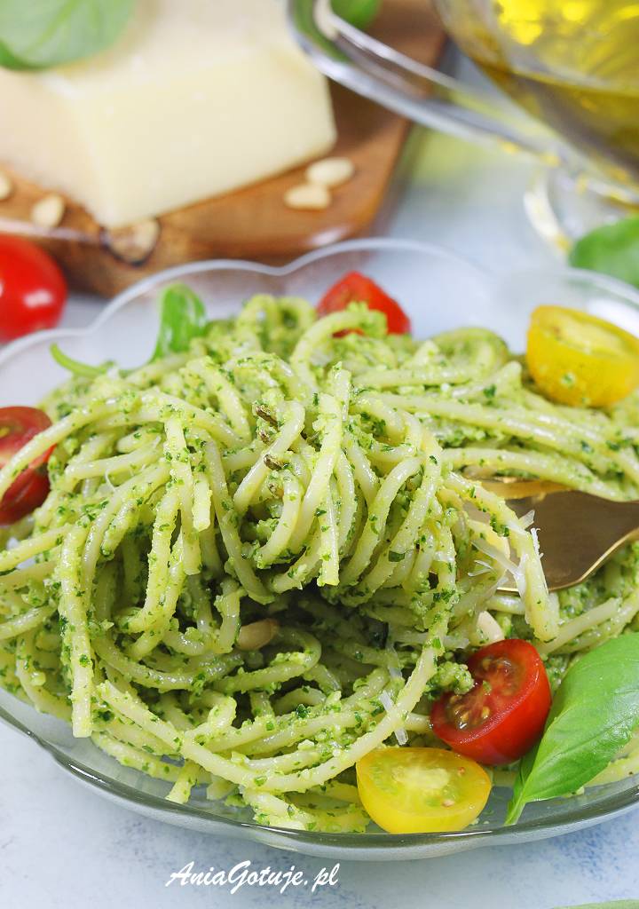 Makaron z pesto AniaGotuje.pl